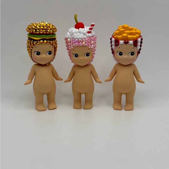 Sonny Angel Other - Custom Bedazzled Sonny Angel Statue Trio